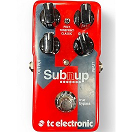Used TC Electronic Sub N Up Octaver Effect Pedal