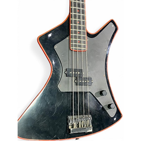 Used Washburn B5 Black Electric Bass Guitar Black | Guitar