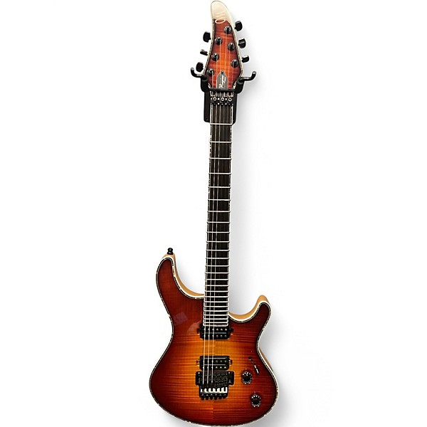 Used 2022 Mayones Regius Pro Sunburst Solid Body Electric Guitar