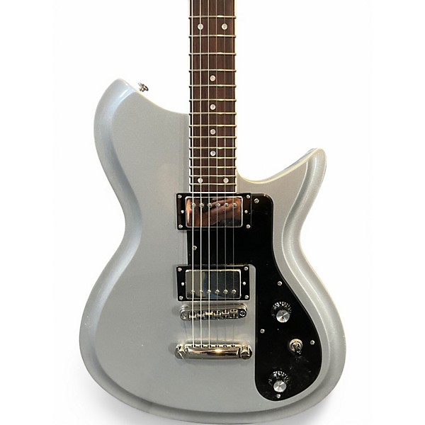 Used Rivolta COMBINATA Silver Solid Body Electric Guitar