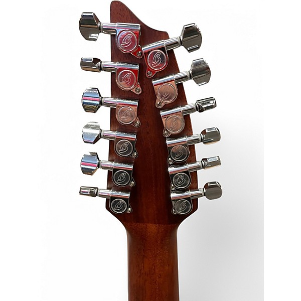 Used Breedlove Discovery S Concert 12-String CE Edge Burst 12 String Acoustic Electric Guitar