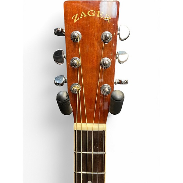 Used Zager GZ PLAY Natural Acoustic Electric Guitar