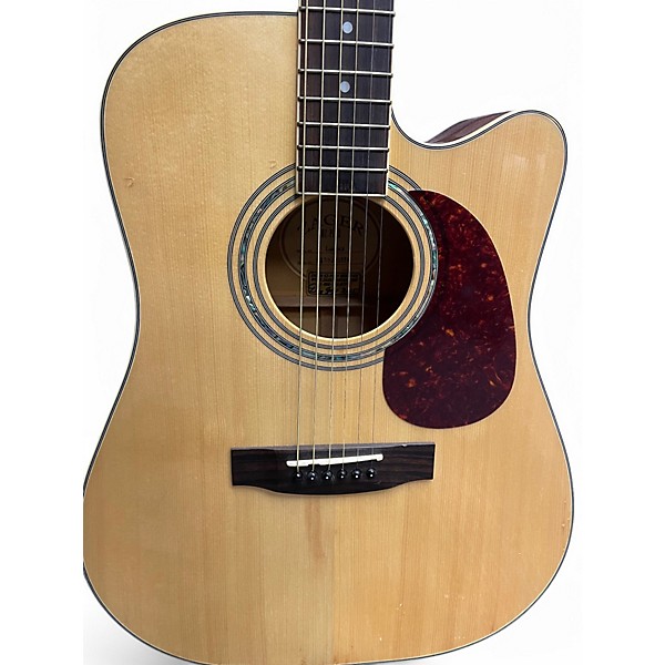 Used Zager GZ PLAY Natural Acoustic Electric Guitar