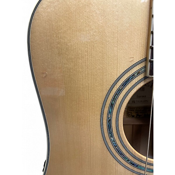 Used Zager GZ PLAY Natural Acoustic Electric Guitar