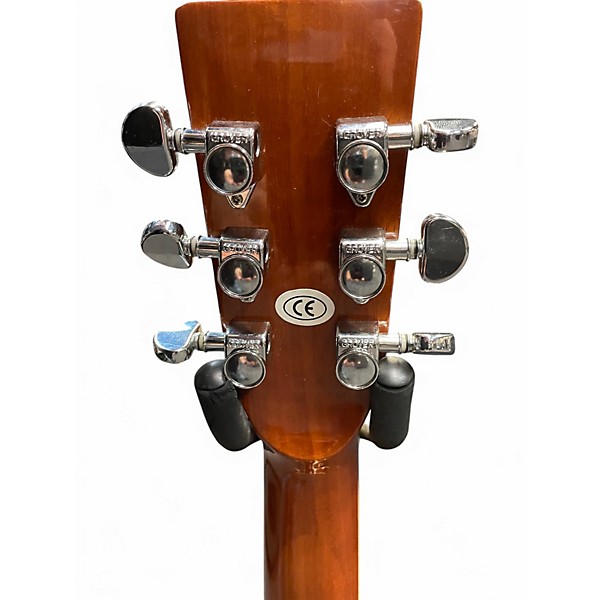 Used Zager GZ PLAY Natural Acoustic Electric Guitar