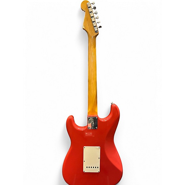 Used Fender VINTAGE II 1961 Stratocaster  VINTAGE RED Solid Body Electric Guitar