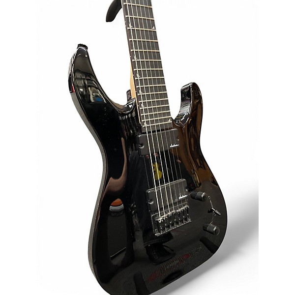 Used Jackson SLATXF7 Soloist 7 String Black Solid Body Electric Guitar