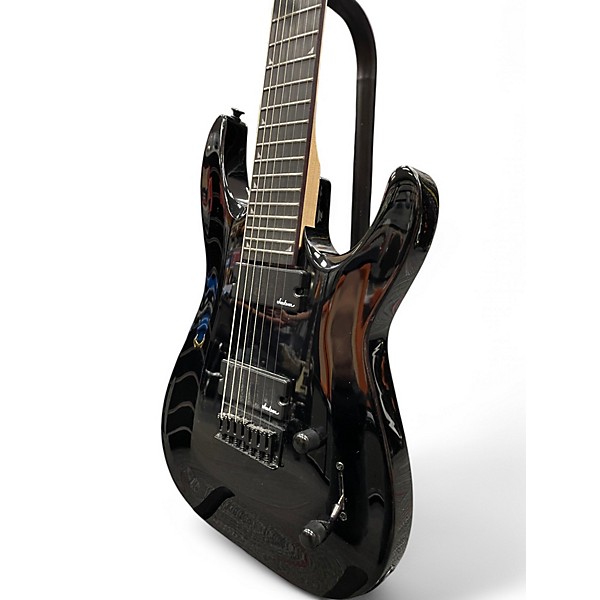 Used Jackson SLATXF7 Soloist 7 String Black Solid Body Electric Guitar