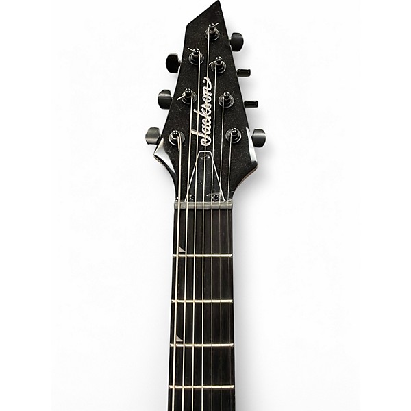 Used Jackson SLATXF7 Soloist 7 String Black Solid Body Electric Guitar