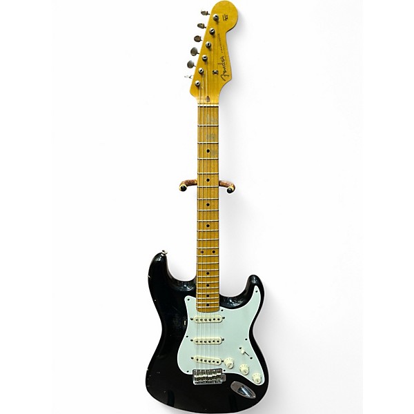 Used Fender CUSTOM SHOP 1958 JOURNEYMAN  RELIC Black Solid Body Electric Guitar