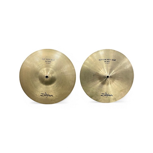 Used Zildjian 13in New Beat Hi Hat Pair Cymbal