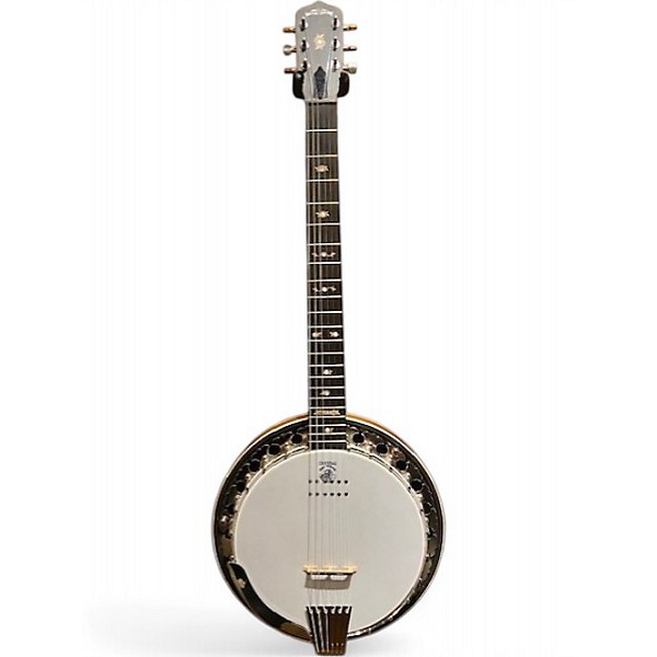 Used Deering B6-E Boston Series 6 String Natural Banjo