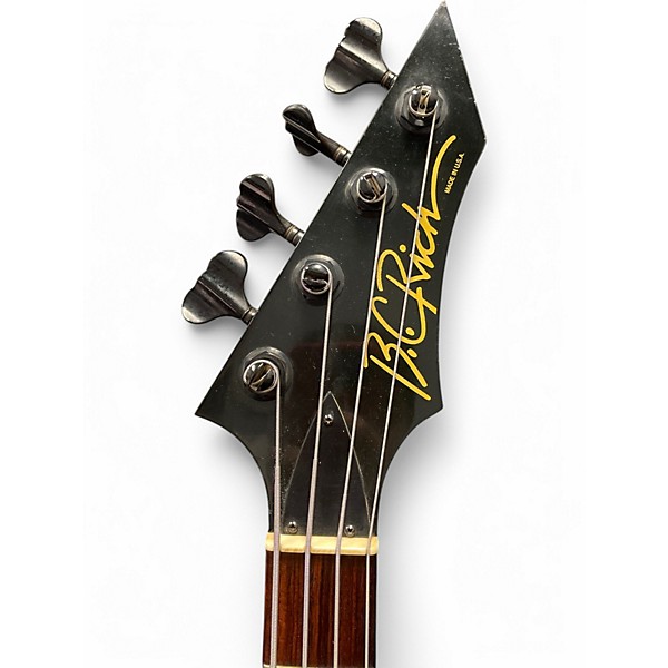 Used B.C. Rich VINTAGE USA WARLOCK BASS BLUE Electric Bass Guitar