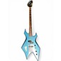 Used B.C. Rich VINTAGE USA WARLOCK BASS BLUE Electric Bass Guitar
