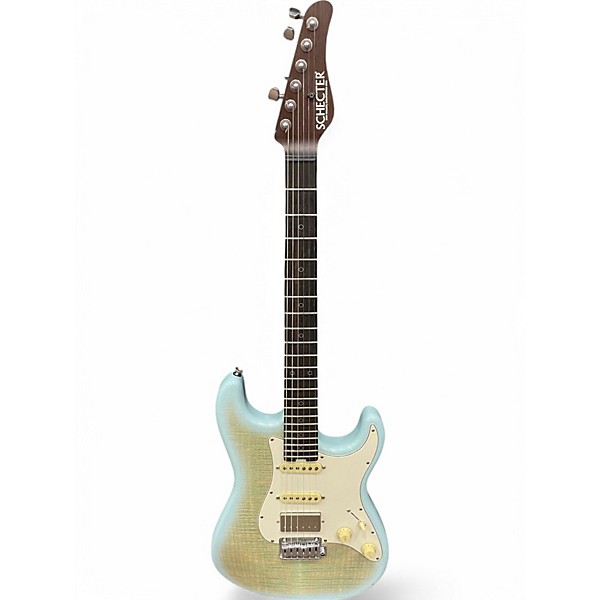 Used Schecter Guitar Research CUSTOM SHOP NICK JOHNSTON USA SIGNATURE ATOMIC ICE Solid Body Electric Guitar