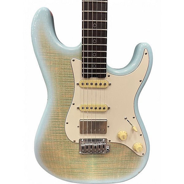 Used Schecter Guitar Research CUSTOM SHOP NICK JOHNSTON USA SIGNATURE ATOMIC ICE Solid Body Electric Guitar