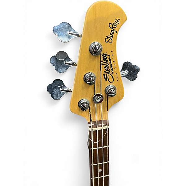 Used 2017 Sterling by Music Man Stingray Black Electric Bass Guitar