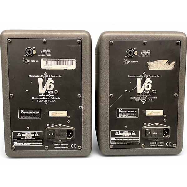 Used 2000s KRK V6 Pair Powered Monitor