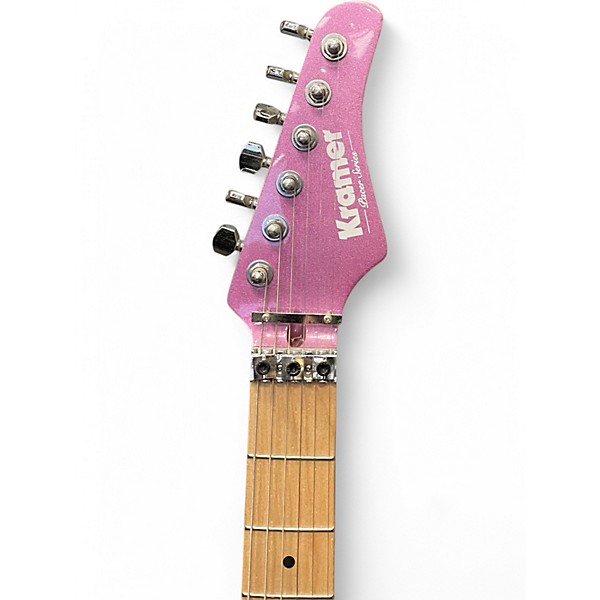 Used Kramer Pacer Classic Pink Solid Body Electric Guitar