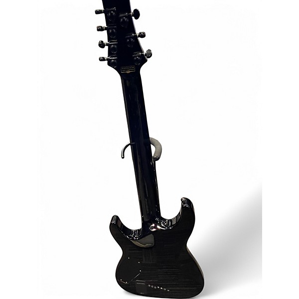 Used 2025 Schecter Guitar Research Hellraiser C7 7 String Black Solid Body Electric Guitar