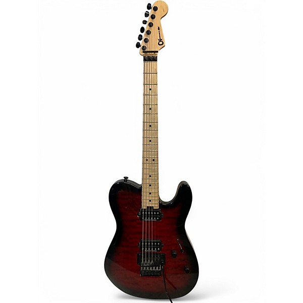 Used Charvel SAN DIMAS STYLE 2 HH TRANS RED Solid Body Electric Guitar