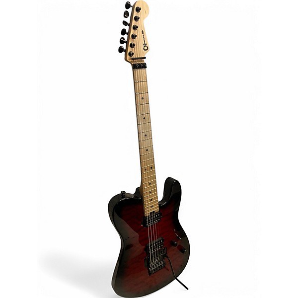 Used Charvel SAN DIMAS STYLE 2 HH TRANS RED Solid Body Electric Guitar