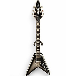 Used Epiphone Brent Hinds Flying V Custom Silverburst Solid Body Electric Guitar