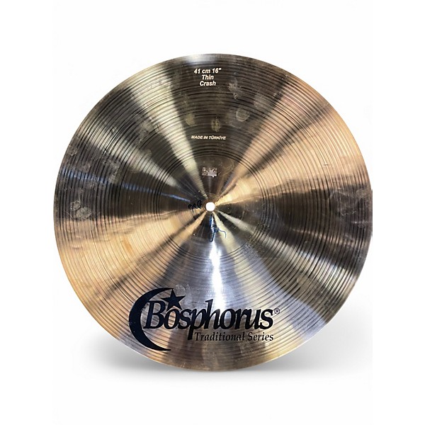 Used Bosphorous 17in Traditional Thin Crash Cymbal