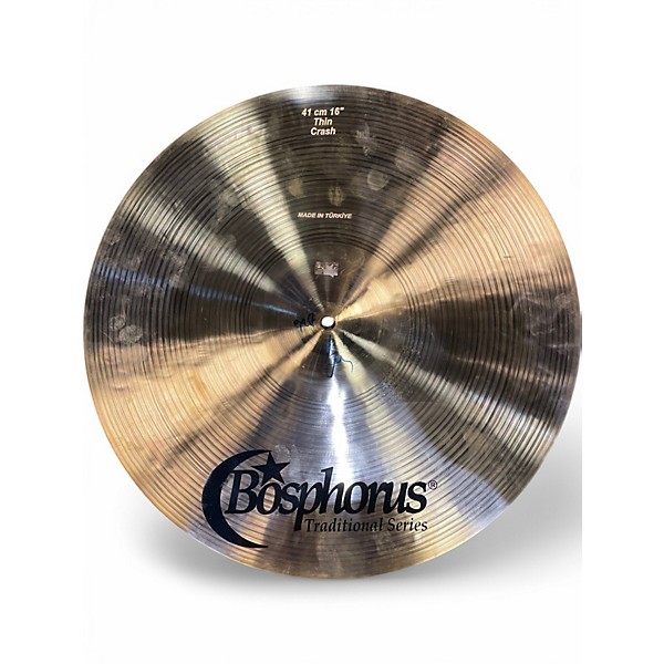 Used Bosphorous 17in Traditional Thin Crash Cymbal