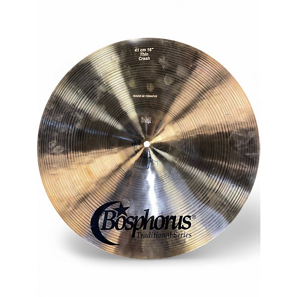 Used Bosphorous 17in Traditional Thin Crash Cymbal