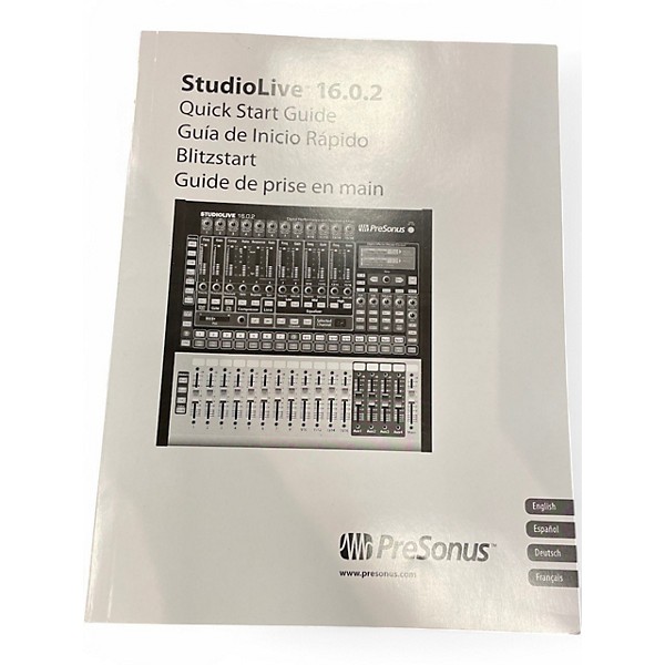 Used PreSonus Studio Live 16.0.2 Digital Mixer