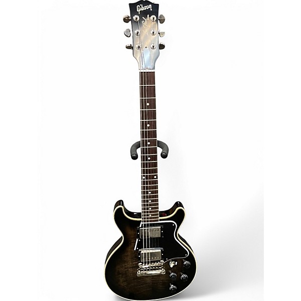 Used Gibson custom shop les paul special double cut trans black Solid Body Electric Guitar