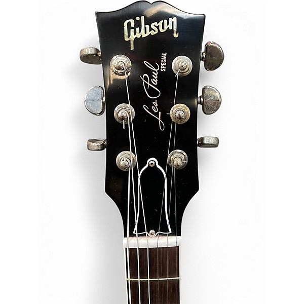 Used Gibson custom shop les paul special double cut trans black Solid Body Electric Guitar