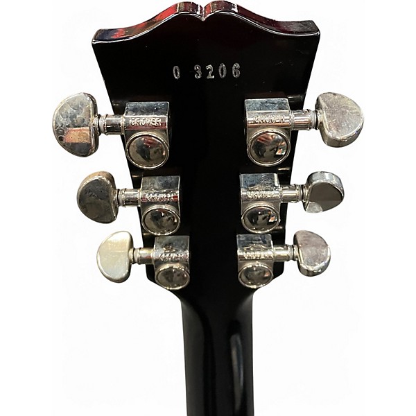 Used Gibson custom shop les paul special double cut trans black Solid Body Electric Guitar