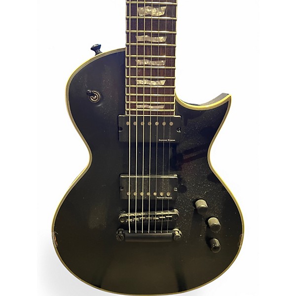 Used ESP LTD EC407 Black Solid Body Electric Guitar