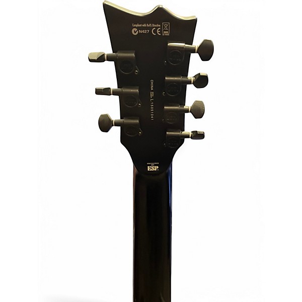 Used ESP LTD EC407 Black Solid Body Electric Guitar
