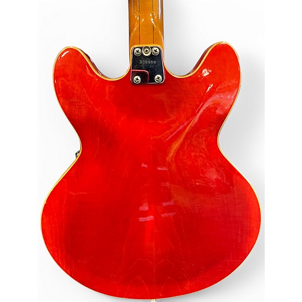 Vintage 1960s Vox lynx orange Hollow Body Electric Guitar