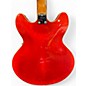 Vintage 1960s Vox lynx orange Hollow Body Electric Guitar