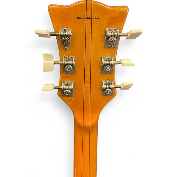 Vintage 1960s Vox lynx orange Hollow Body Electric Guitar