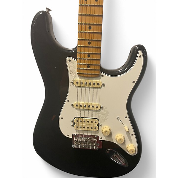 Used Fender American Ultra Stratocaster Black Solid Body Electric Guitar