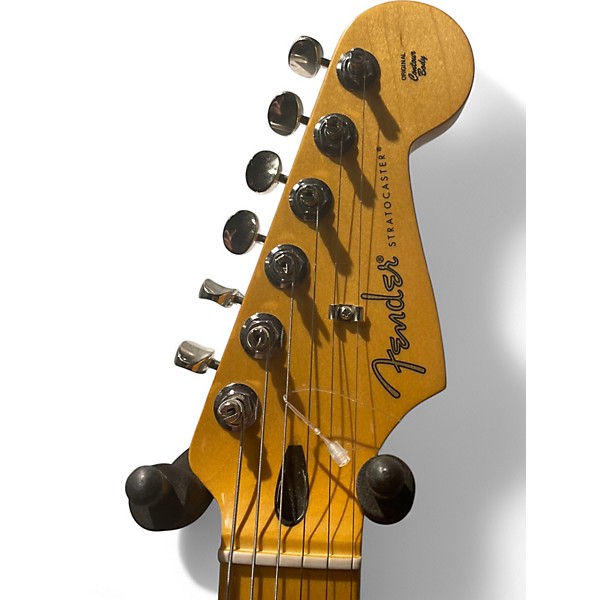 Used Fender American Ultra Stratocaster Black Solid Body Electric Guitar