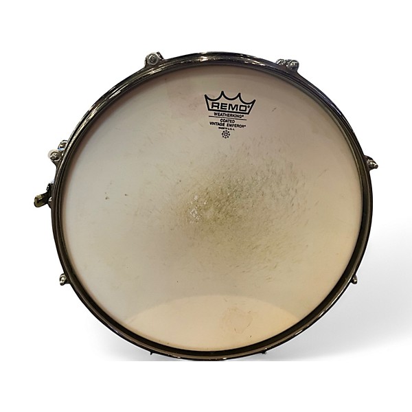 Used ddrum 13in Dominion Maple Snare white sparkle Drum