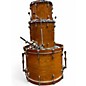 Used 2008 Yamaha 3 Piece Oak Custom Amber Drum Kit