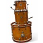 Used 2008 Yamaha 3 Piece Oak Custom Amber Drum Kit