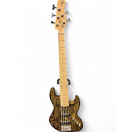 Used Michael Kelly Element 5OP Trans Yellow Electric Bass Guitar