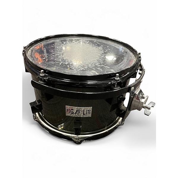 Used Pork Pie USA 4 Piece Pig Lite Acrylic (Smoke  & Transparent) Drum Kit