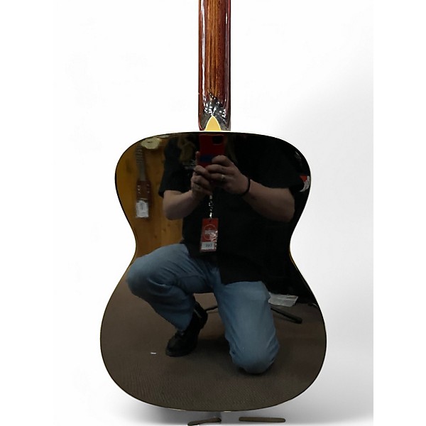 Used Regal RD40 Black Resonator Guitar