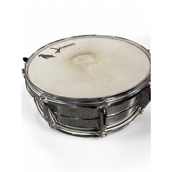 Used Rhythm Traders 6.5X14 Broadway Select Snare Silver Drum