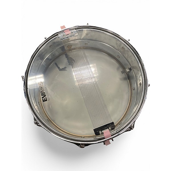 Used Rhythm Traders 6.5X14 Broadway Select Snare Silver Drum