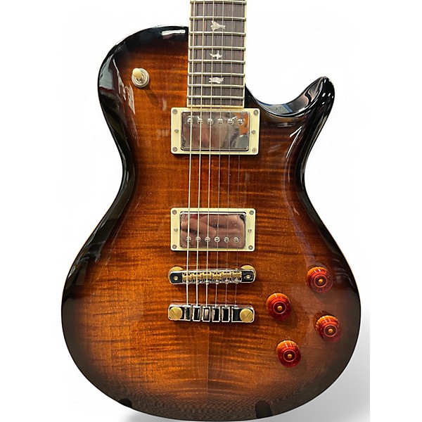 Used PRS SE Singlecut McCarty 594 Black Gold Sunburst Solid Body Electric Guitar
